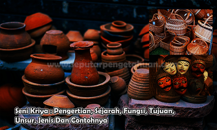 Dalam kriya yang digunakan adalah batik membuat teknik seni Seni Kriya: